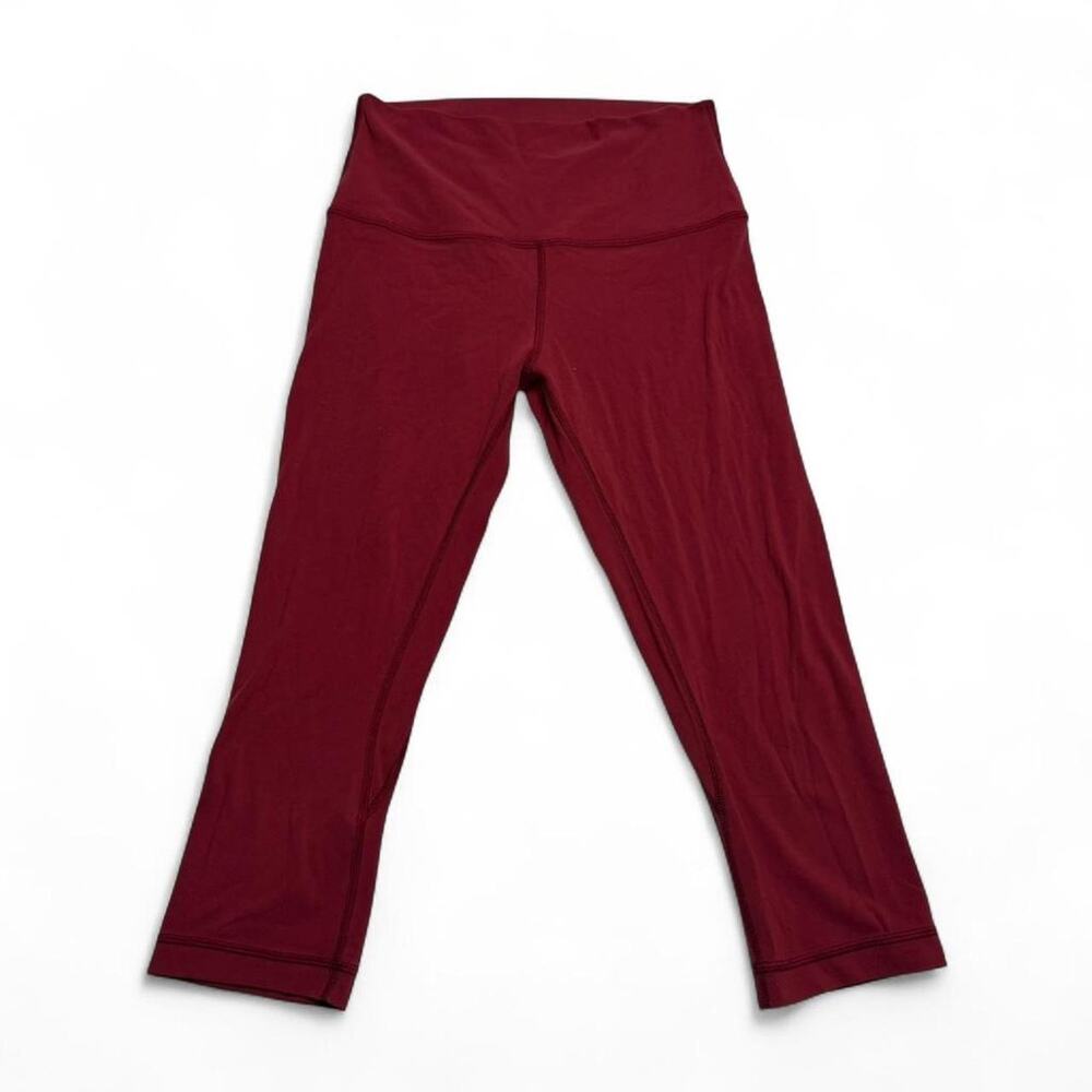 Lululemon red leggings women’s size 6